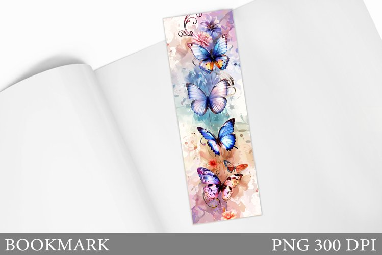 Butterfly Bookmark Sublimation. Butterflies Bookmark Design