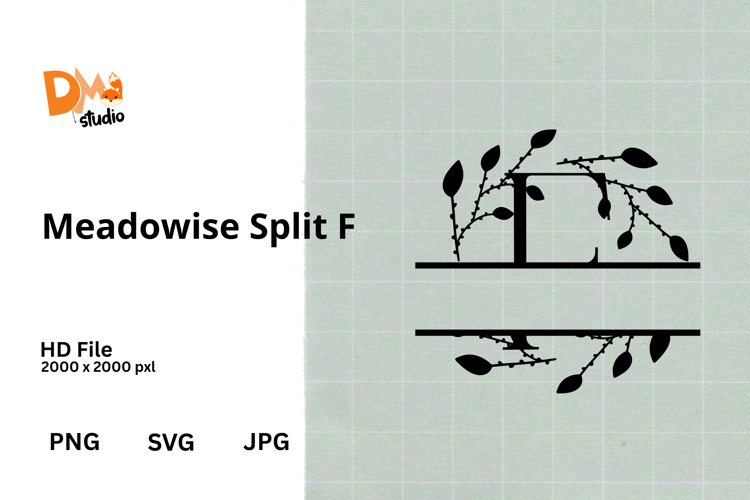 Floral Monogram Letter Svg Image 24