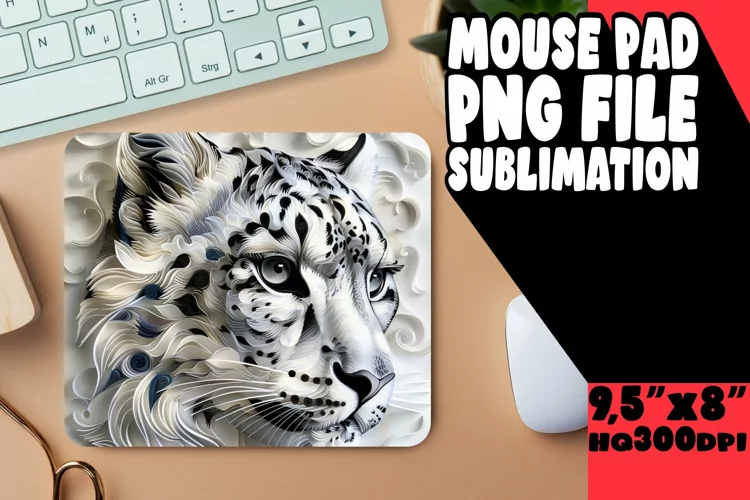 Meow Magic 3D Mouse Pad - Cat Lover