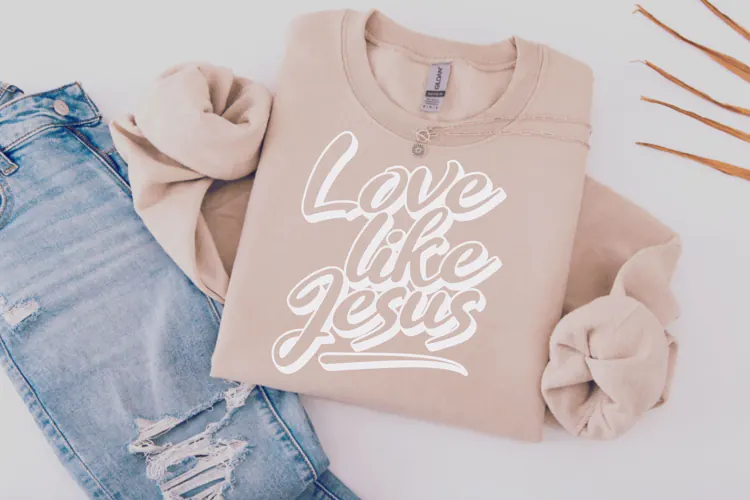 Love Like Jesus SVG PNG | Christian Cut File | Religious