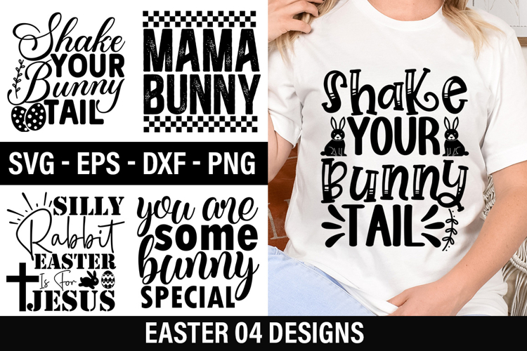 Easter SVG Design - Silly Rabbit Easter Is For Jesus