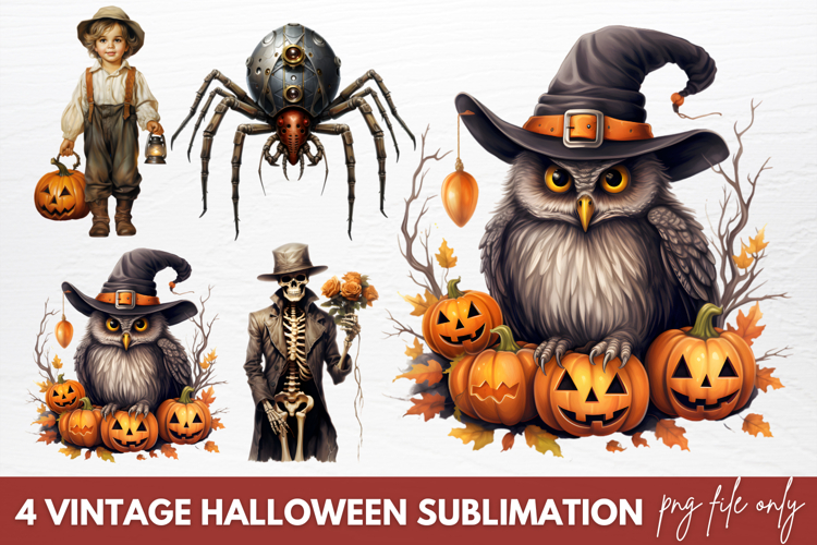 Vintage Halloween Clipart Image 2