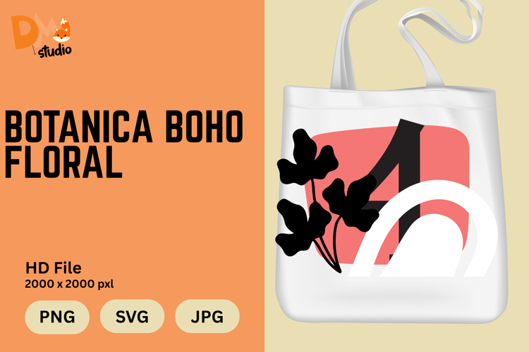 Boho Floral Svg Image 10