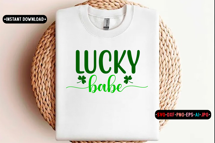 lucky babe St. Patricks Day SVG, St. Patricks day