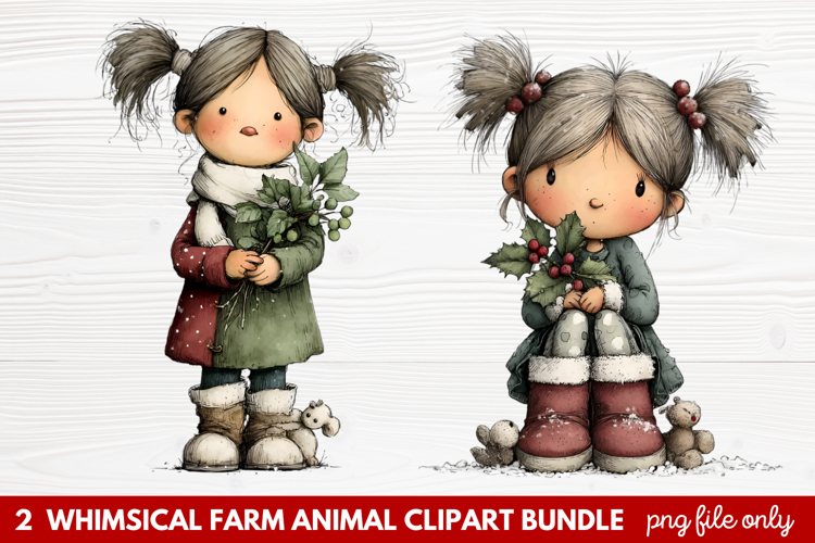 Farmhouse Animals Clipart Image 14