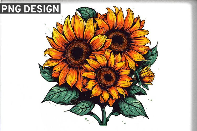 Sunflower Clipart Image 13