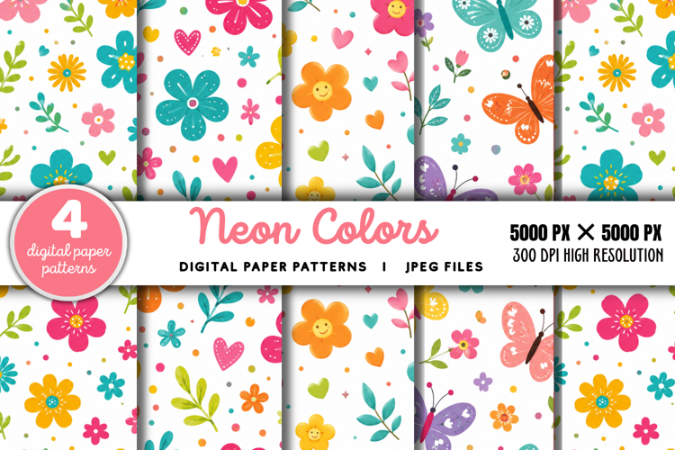 Neon Color Background Image 3