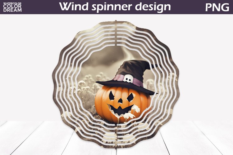 3D Pumpkin Wind Spinner | Wind Spinner Halloween