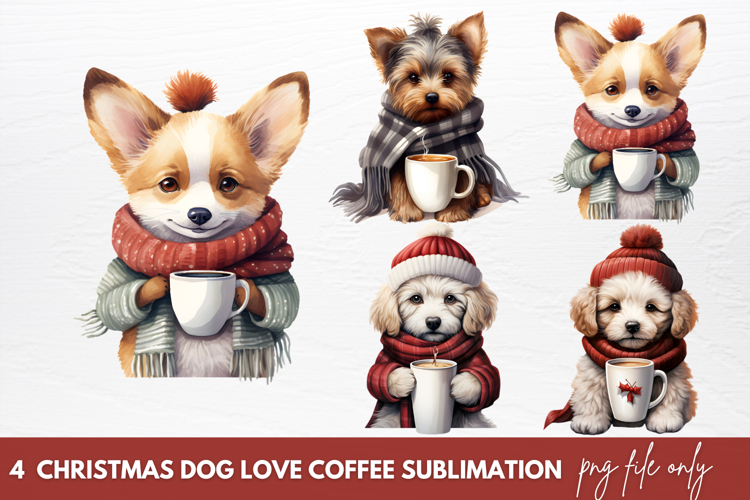 Christmas Dog Clipart Image 18