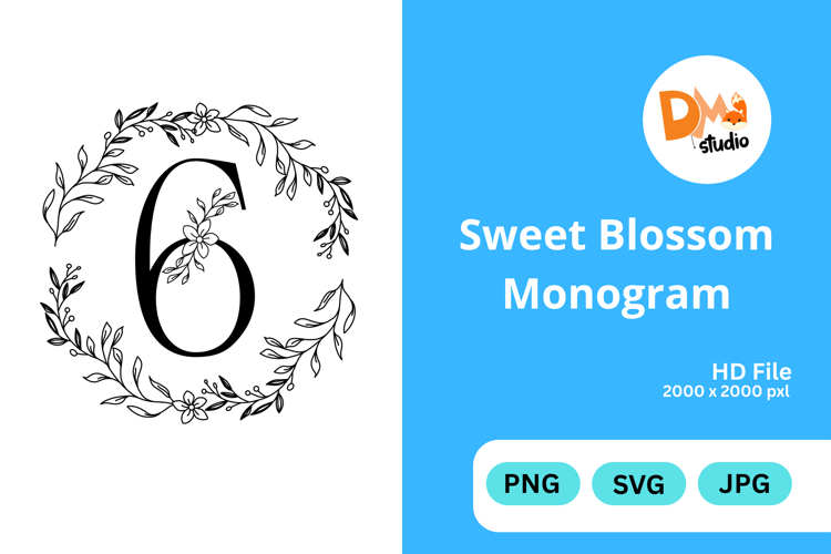 Sweet Blossom Monogram