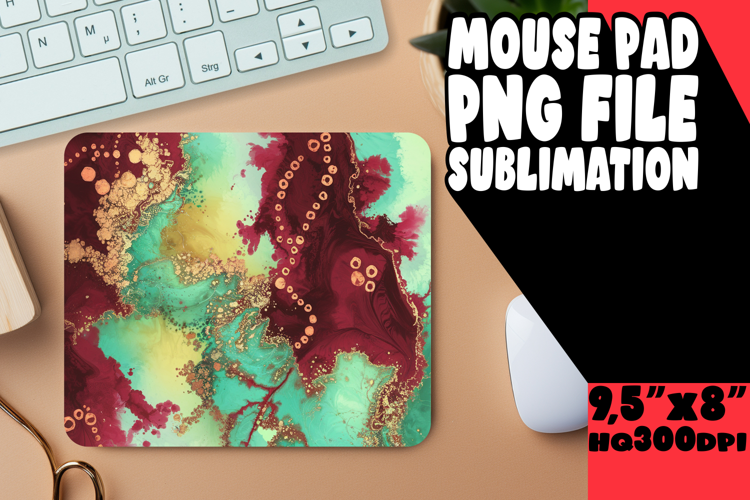 BLISSFUL MOUSE PAD PLAYFUL DESIGN, Abstract Pattern