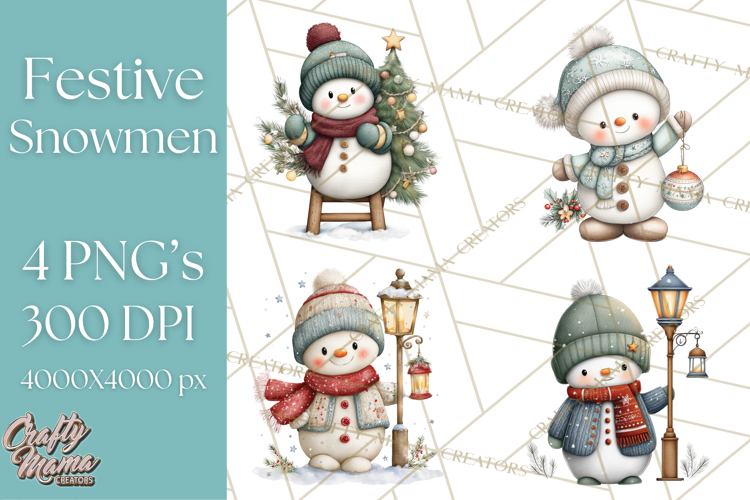 Snowman PNG Image 18