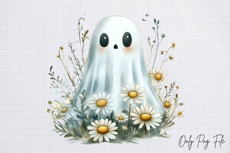 Groovy 70s Halloween Clipart PNG