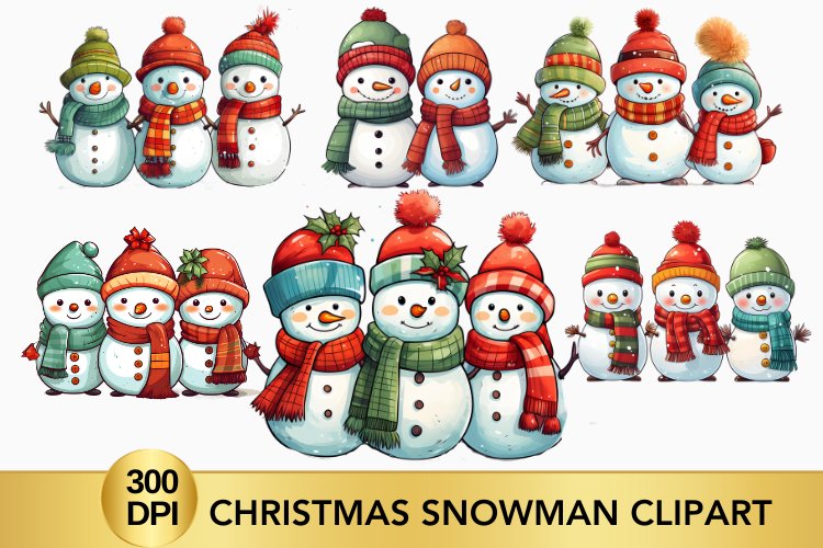 Snowman PNG Image 18