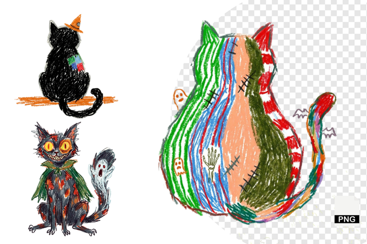 Halloween Cat Clipart Image 3