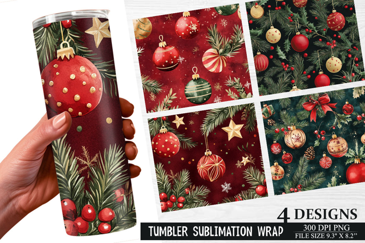 Christmas Tumbler Wrap Image 11