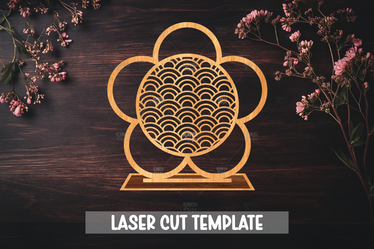 Wave Pattern Jewellery Holder Laser Cut Home Decor