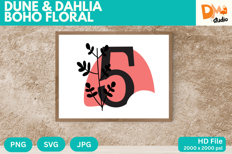 Boho Flower SVGs Image 2