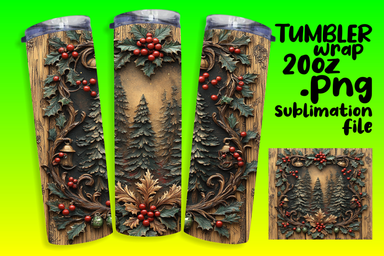Christmas Tumbler Wrap Image 22