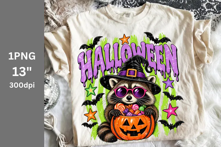 Halloween PNG, Raccoon PNG, Fall PNG,