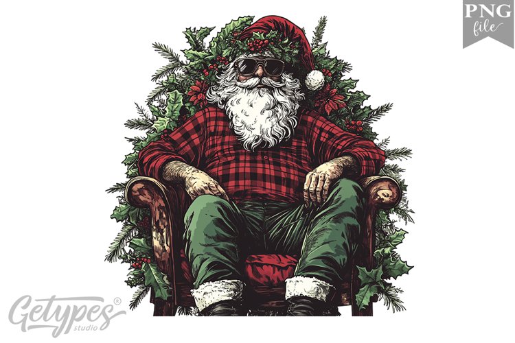 Santa Christmas Clipart Image 14