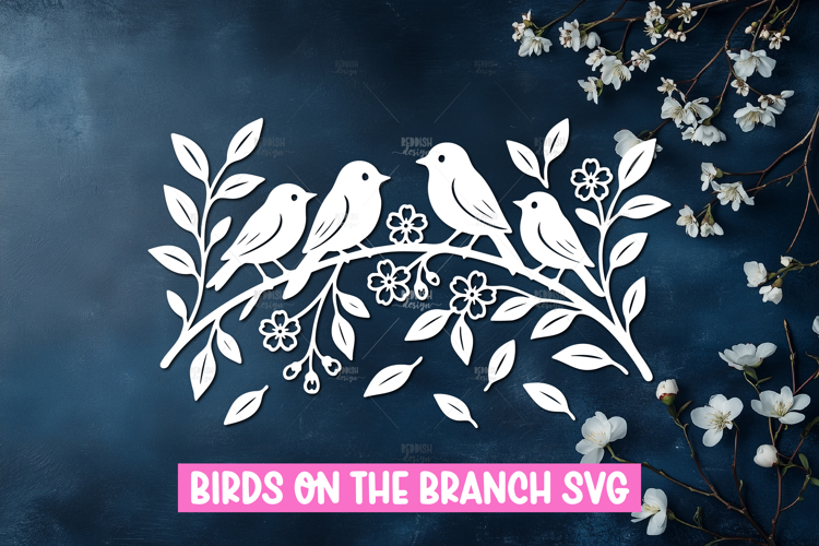 Branch Bird Silhouette Image 22