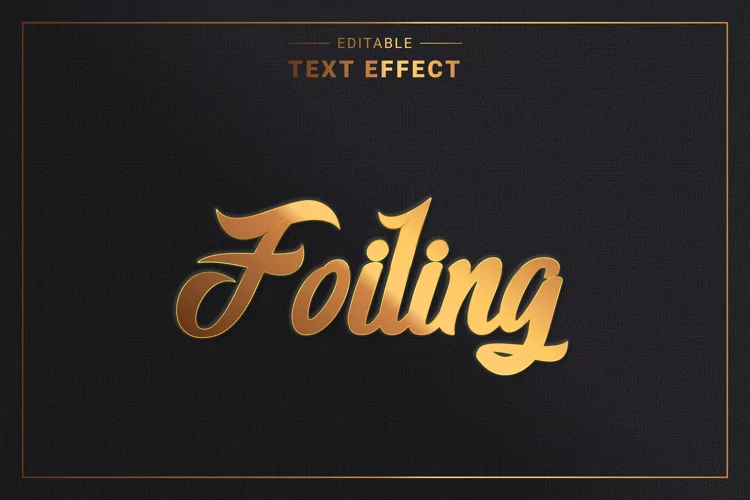 Editable Text Effect for Illustrator. Vector Graphic styles