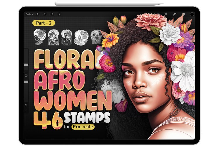 Black Hair Brushes Procreate Design Bundles Black Hair Brushes Procreate Design Bundles