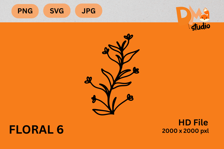 Floral Vector Image 18