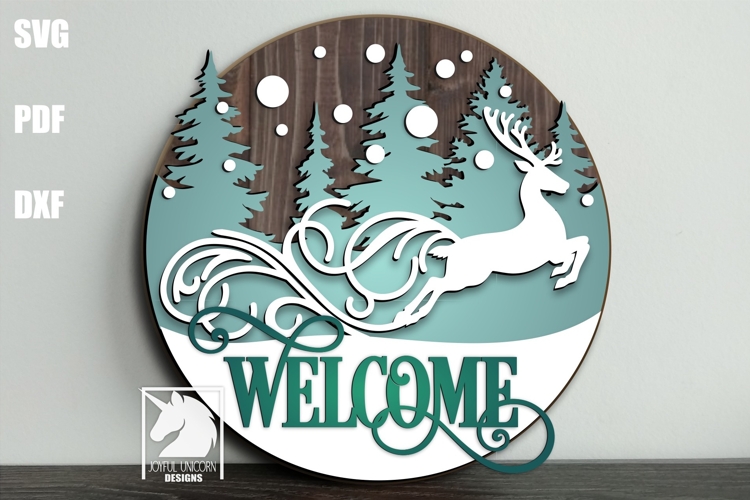 Christmas Reindeer Clipart Image 13