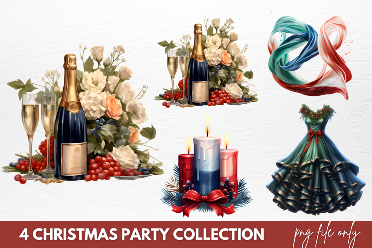 Christmas Watercolor Clipart Image 18
