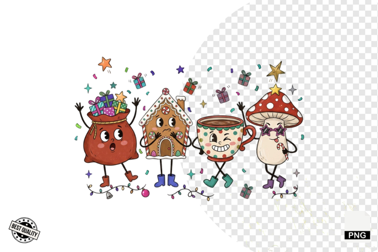 Cartoonish Christmas Clipart