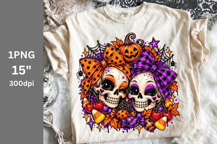 Halloween PNG, Fall PNG, Skulls PNG