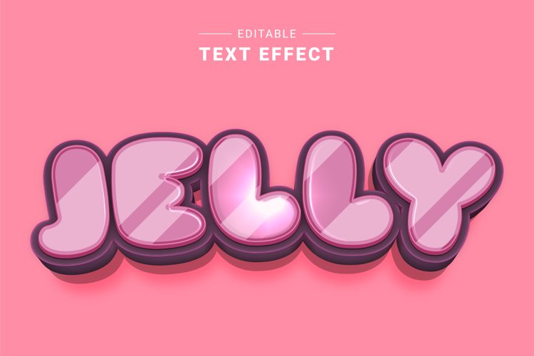 Editable Text Effect for Illustrator. Vector Graphic styles