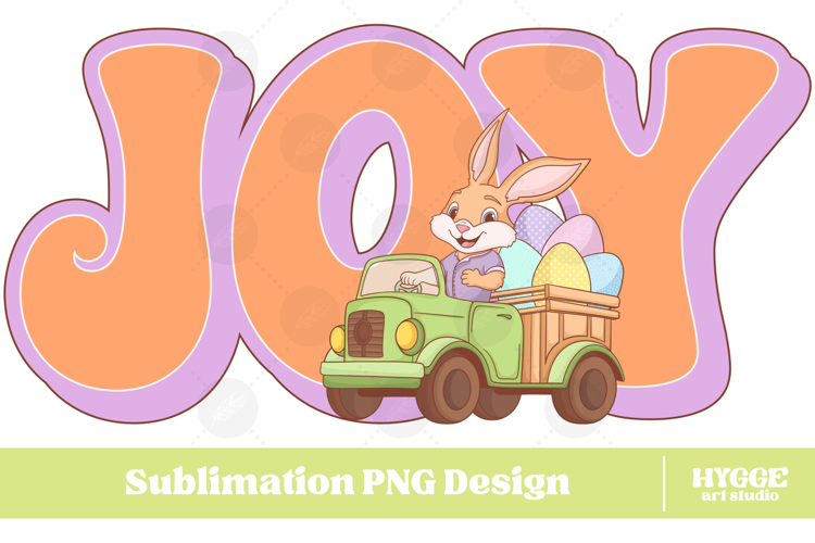 Easter Bunny Sublimation PNG Chick Farm Hip Hop Spring Joy