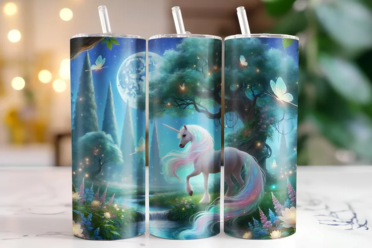 Unicorn Tumbler Wrap | Sublimation | Tumblers