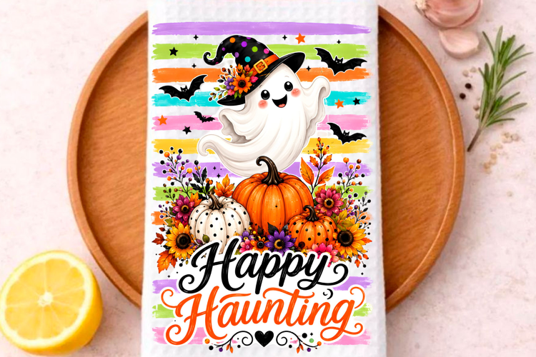 Halloween Kitchen Towel PNG, Funny Halloween PNG,