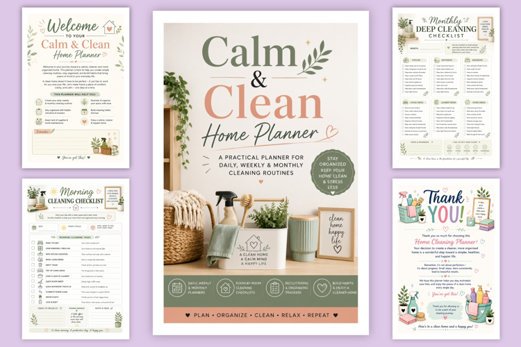 Calm & Clean Home Planner