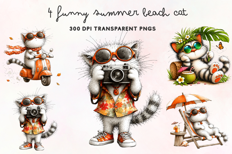 Cute Cat Illustration Image 18