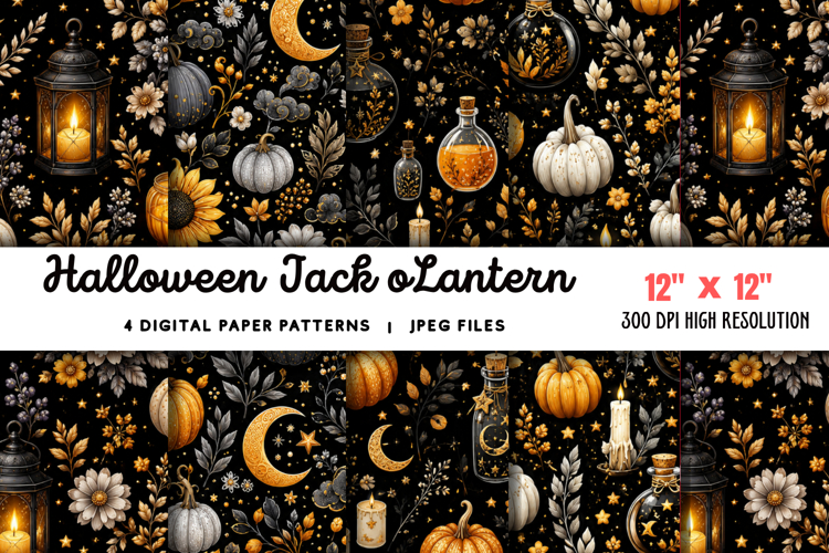 Halloween Scrapbook Paper Image 5