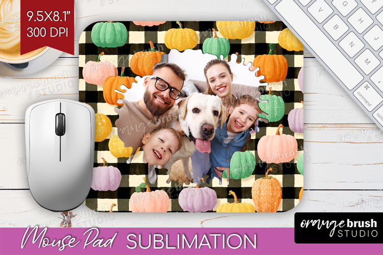 Halloween Photo Mouse Pad PNG - Spooky Picture Frame Mouse