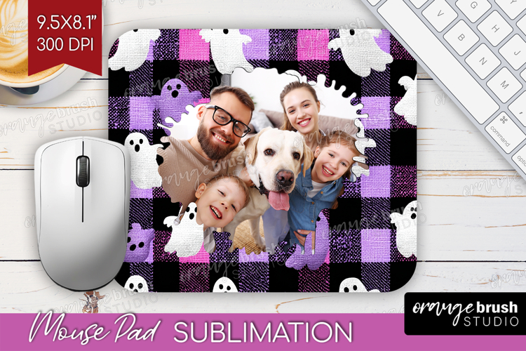 Halloween Photo Mouse Pad PNG - Spooky Picture Frame Mouse