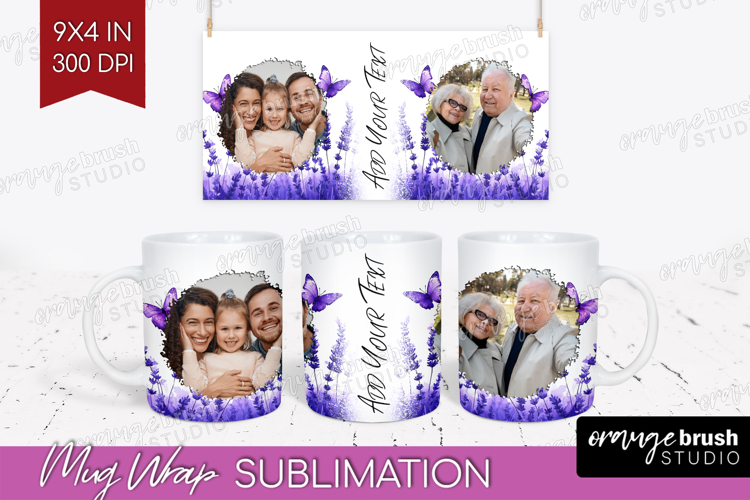 Wildflowers Photo Mug Wrap PNG - Summer Flowers Picture Mug example image 1