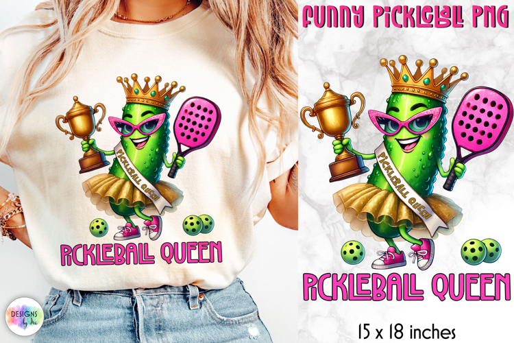 Cute Pickleball Sublimation, Funny Pickleball PNG
