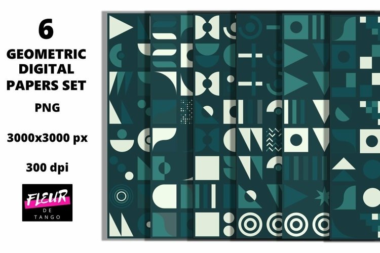 Beautiful seamless geometric digital papers