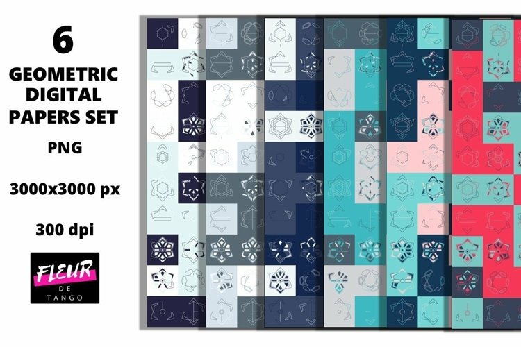 Geometric Seamless Pattern Image 21