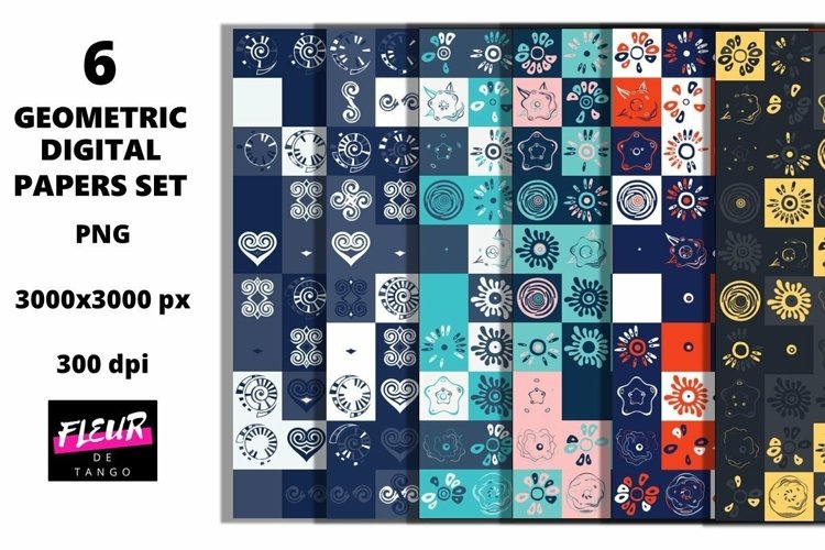 Geometric Seamless Pattern Image 22
