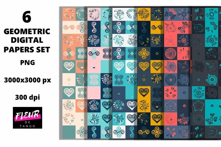 Geometric Seamless Pattern Image 21