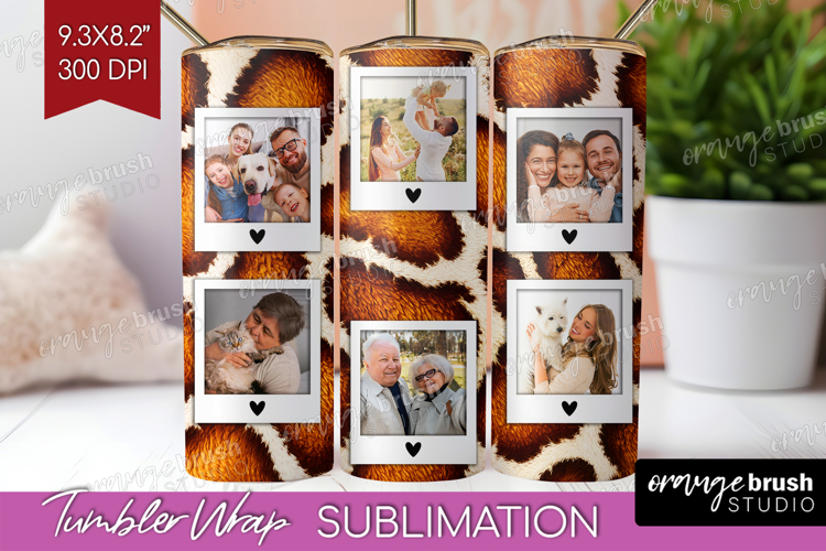 Animal Print Photo Tumbler PNG - Wild Animal Picture Tumbler