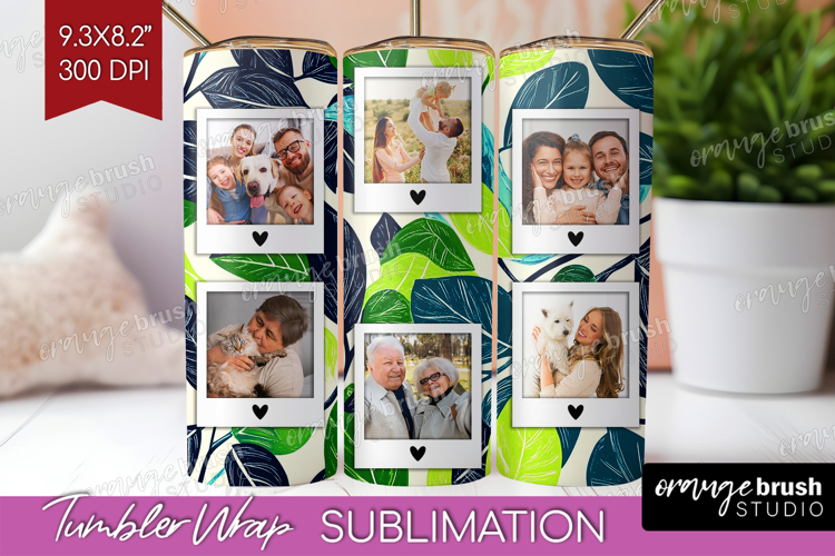 Eucalyptus Photo Tumbler PNG - Botanical Picture Tumbler